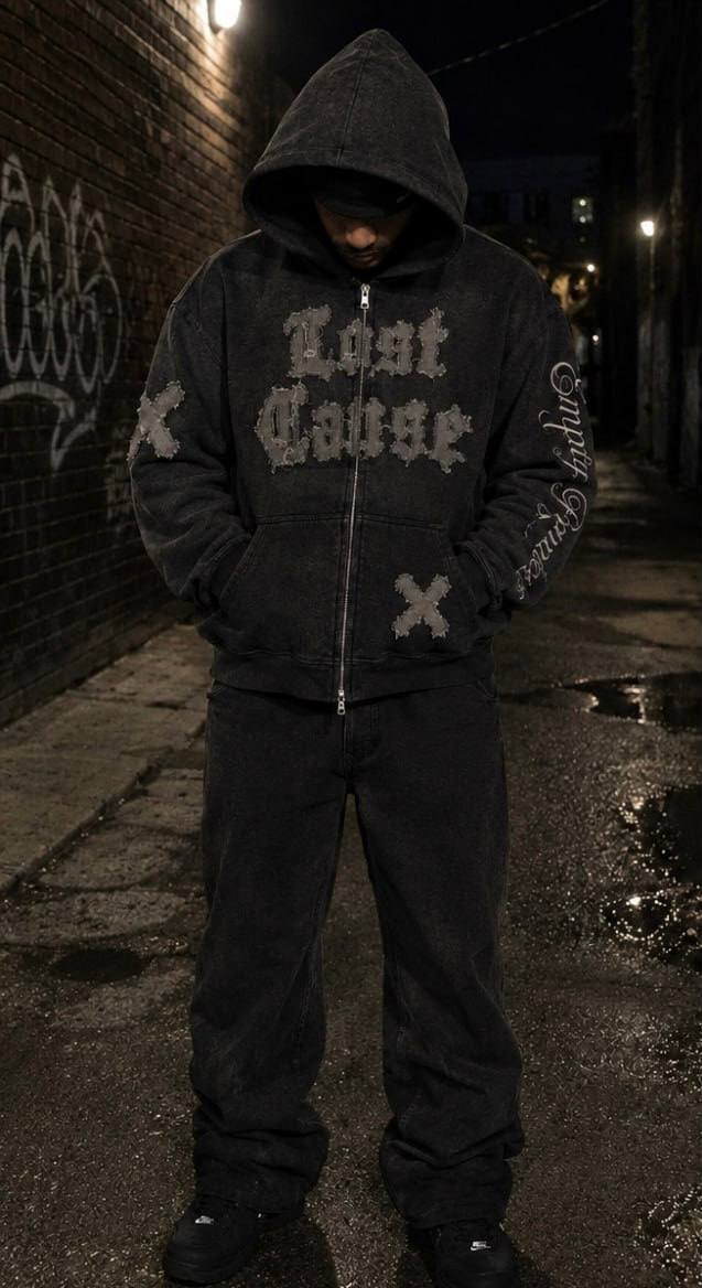 LOST CAUSE ZIP-UP campaign view